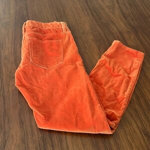 Low Rise Straight Leg Corduroy Jeans